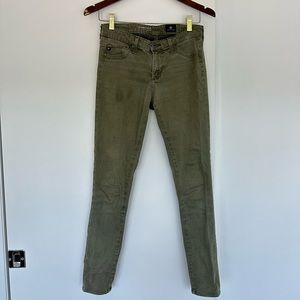 AG THE ABBEY ANKLE GREEN JEANS